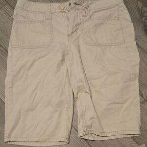 Faded Glory Cream Ladies Shorts